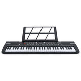 Vidaxxl 61-Tasten-Piano-Elektrotastatur mit Notenständer