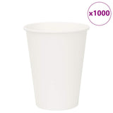 VidaXL Papierkaffeetassen 1000 Stück 12oz 300 ml weiß
