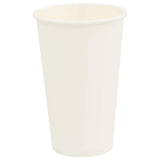 VidaXL Papierkaffeetassen 1000 Stück 16oz 400 ml weiß