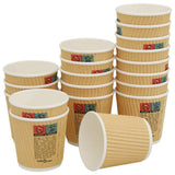 VidaXL Papierkaffeetassen 1000 Stück 4oz 100 ml braun