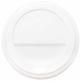 Vidaxxl Papierkaffeetassendeckel ø80 mm 8oz 1000 Stück Kunststoff weiß