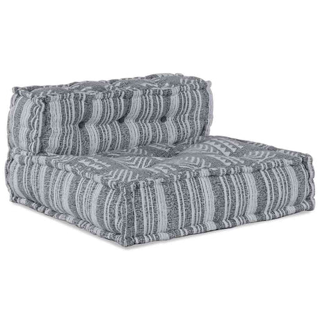 Vidaxl modulair bank grijze print 70 x 70 x 56 cm stof
