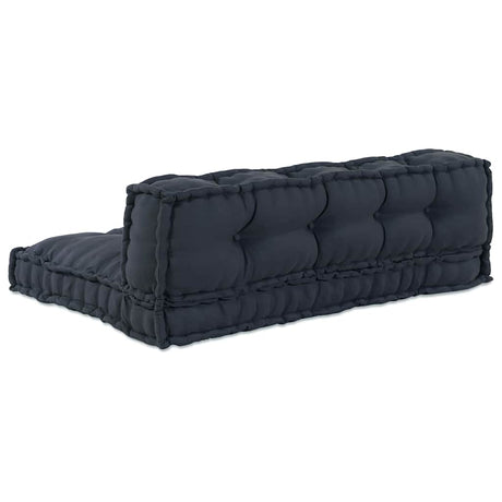 Vidaxl modulair bank 2 pcs antraciet 120 x 80 x 38 cm stof