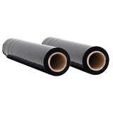 Vidaxl stretchfilm 2 st 20 μm 50 cm x 300 m zwart