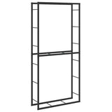 Vidaxx Kaminholzregal 100x30x209 cm Stahl schwarz