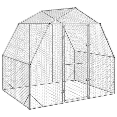 Vidaxx Hühnerstall 2,5x2x2,25 m aus verzinktem Stahl