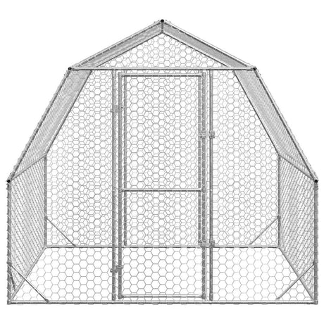 Vidaxx Hühnerstall 2,5x2x2,25 m aus verzinktem Stahl