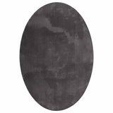 Vidaxl vloerkleden ovaal huarte antraciet 120 x 170 cm 100% polyester