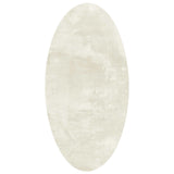 Vidaxl vloerkleden ovaal huarte crème 100 x 200 cm 100% polyester