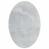 Vidaxl vloerkleden ovaal huarte grijs 140 x 200 cm 100% polyester