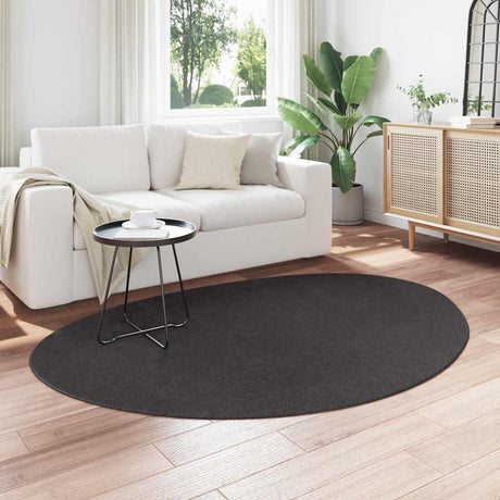 Vidaxl vloerkleden huarte antraciet 140 x 200 cm polyester