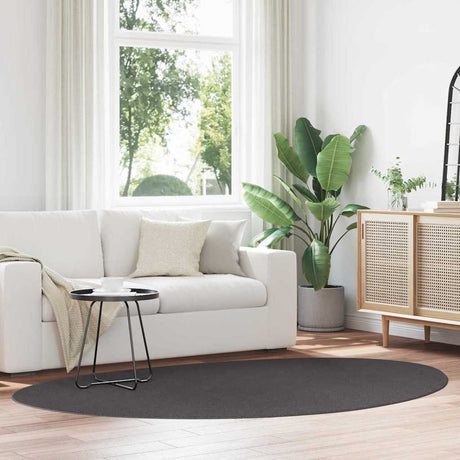 Vidaxl vloerkleden huarte antraciet 160 x 230 cm polyester
