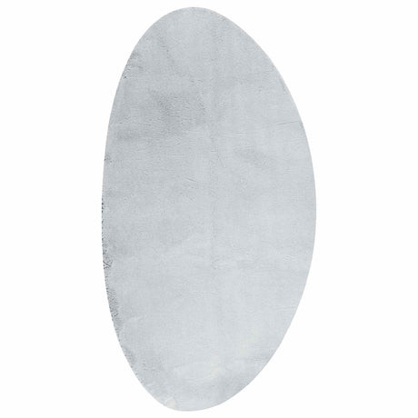 Vidaxl vloerkleden huarte grijs 100 x 200 cm polyester