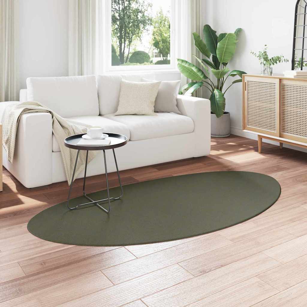 Vidaxl vloerkleden huarte bosgroen 100 x 200 cm polyester
