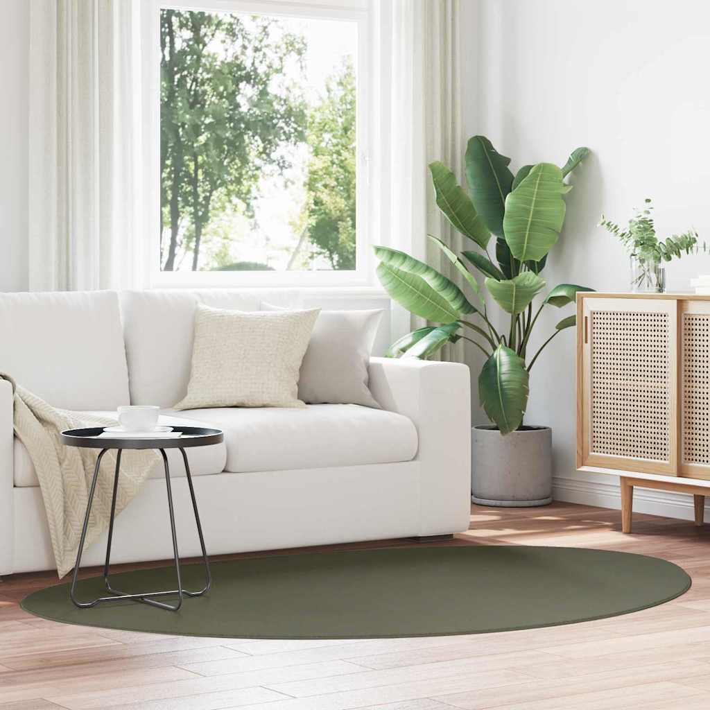 Vidaxl vloerkleden huarte bosgroen 140 x 200 cm polyester