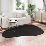 Vidaxl vloerkleden huarte zwart 140 x 200 cm polyester