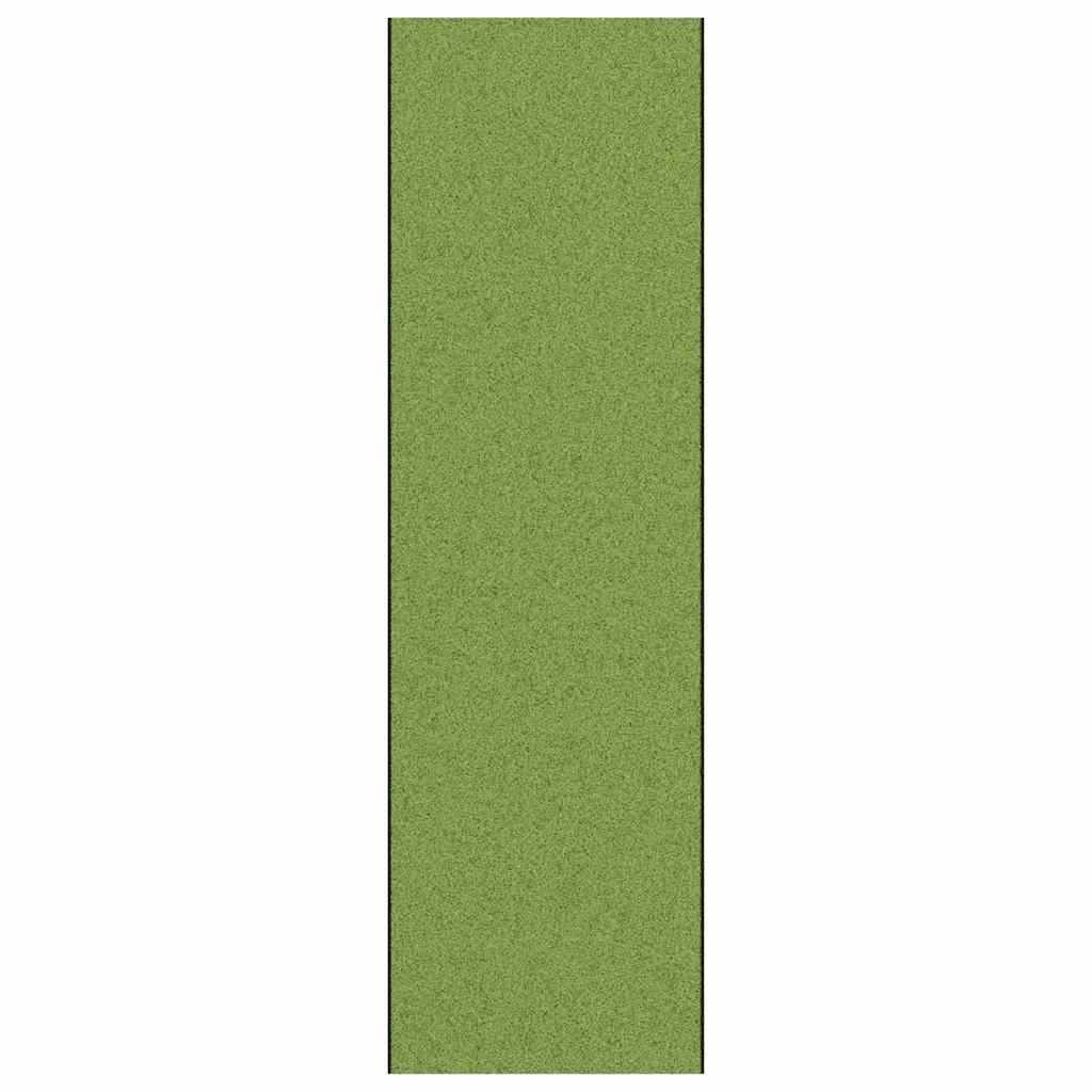 Vidaxl deurmat anders groen en zwart 120 x 400 cm polyamide en pvc