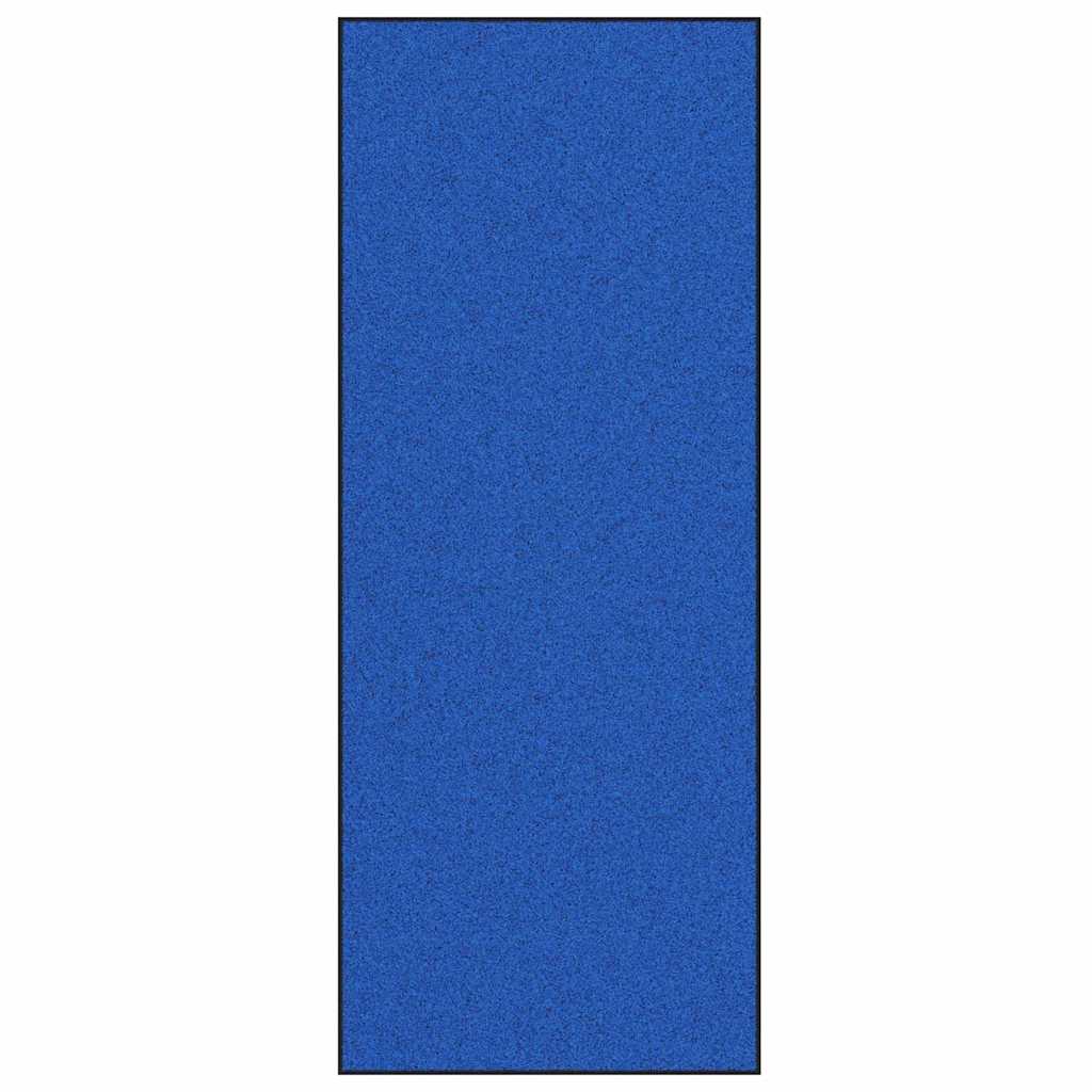 Vidaxl deurmat anders blauw en zwart 120 x 300 cm polyamide en pvc