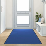 Vidaxl deurmat anders blauw en zwart 120 x 350 cm polyamide en pvc