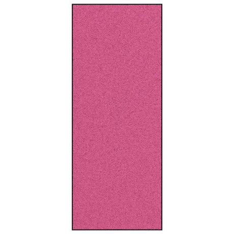 Vidaxl deurmat anders roze en zwart 120 x 300 cm polyamide en pvc