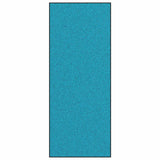 Vidaxl deurmat anders cyaan en zwart 120 x 300 cm polyamide en pvc