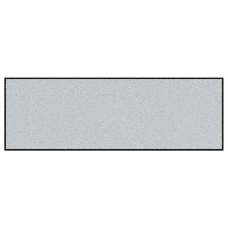 Vidaxl deurmat grijs en zwart 60 x 180 cm polypropyleen en vinyl