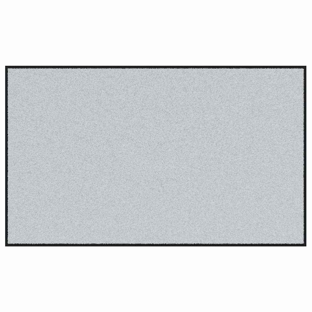 Vidaxl deurmat grijs en zwart 90 x 150 cm polypropyleen en vinyl