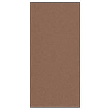 Vidaxl deurmat bruin en zwart 120 x 250 cm polypropyleen en vinyl