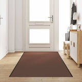 Vidaxl deurmat bruin en zwart 120 x 400 cm polypropyleen en vinyl
