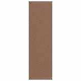 Vidaxl deurmat bruin en zwart 120 x 400 cm polypropyleen en vinyl