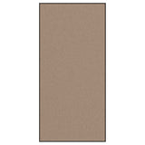 Vidaxl deurmat beige en zwart 120 x 250 cm polypropyleen en vinyl