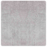 Vidaxl antislip shaggy tapijt grijs 200 x 200 cm pp