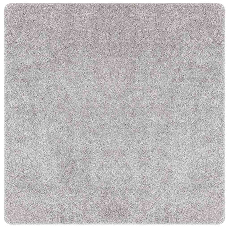 Vidaxl antislip shaggy tapijt grijs 200 x 200 cm pp