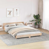 Vidaxl antislip shaggy tapijt grijs 240 x 340 cm pp