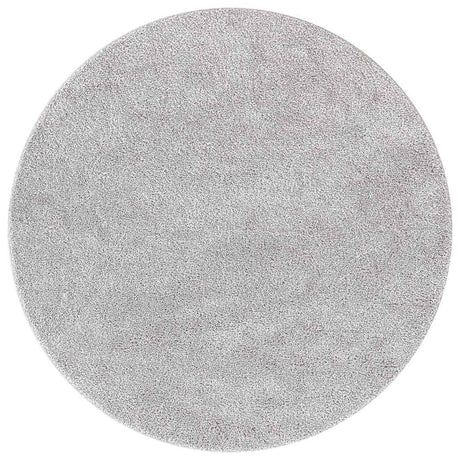 Vidaxl antislip shaggy tapijt grijs 120 x 120 cm pp