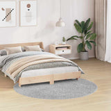 Vidaxl antislip shaggy tapijt grijs 160 x 160 cm pp