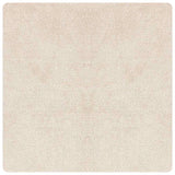 Vidaxl antislip shaggy tapijt crème 120 x 120 cm pp