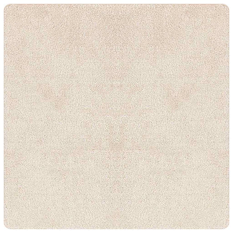 Vidaxl antislip shaggy tapijt crème 120 x 120 cm pp