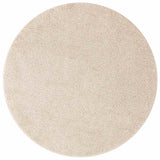 Vidaxl antislip shaggy tapijt crème 120 x 120 cm pp