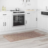 Vidaxl antislip shaggy tapijt bruin 80 x 150 cm pp