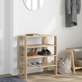 Vidaxx Schuhregal 61x32x70 cm, fertiges Holz Sonoma-Eiche-farbig
