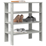 Vidaxx Schuhregal 61x32x70 cm Holzwerkstoff Betongrau