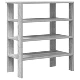 Vidaxl Schong Rack 61X32x70 cm veraarbecht mam Holz Greyoma