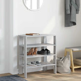 Vidaxx Schuhregal 61x32x70 cm verarbeitetes Holz Sonoma grau
