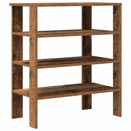 Vidaxx Schuhregal 61x32x70 cm fertiges Holz, altholzfarben