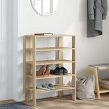 Vidaxl Shoe Rack 61x32x87,5 cm forarbejdet træ sonoma eg farvet