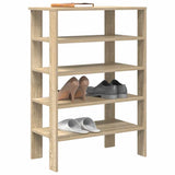 Rack à chaussures Vidaxl 61x32x87,5 cm Bois de chêne sonoma coloré