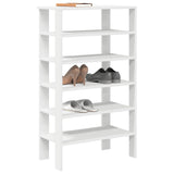 Vidaxl Shoe Rack 61x32x105 CM Processed Wood White