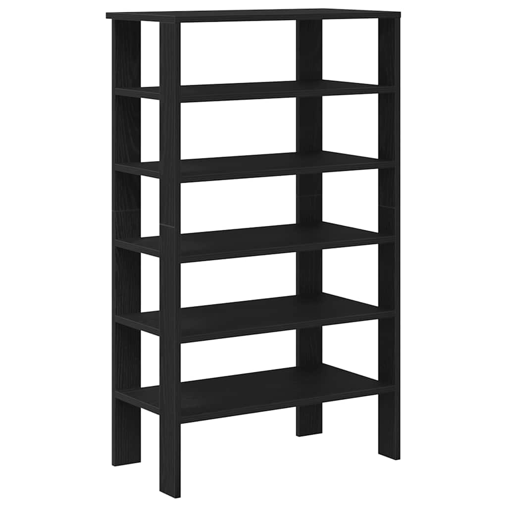 VidaXL shoe rack 61x32x105 cm processed wood black