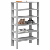 Vidaxx Schuhregal 61x32x105 cm, Holzwerkstoff, Sonoma-Eiche, grau